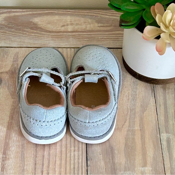 Stride Rite Nell Silver Mary Jane Flat - Picture 7 of 15
